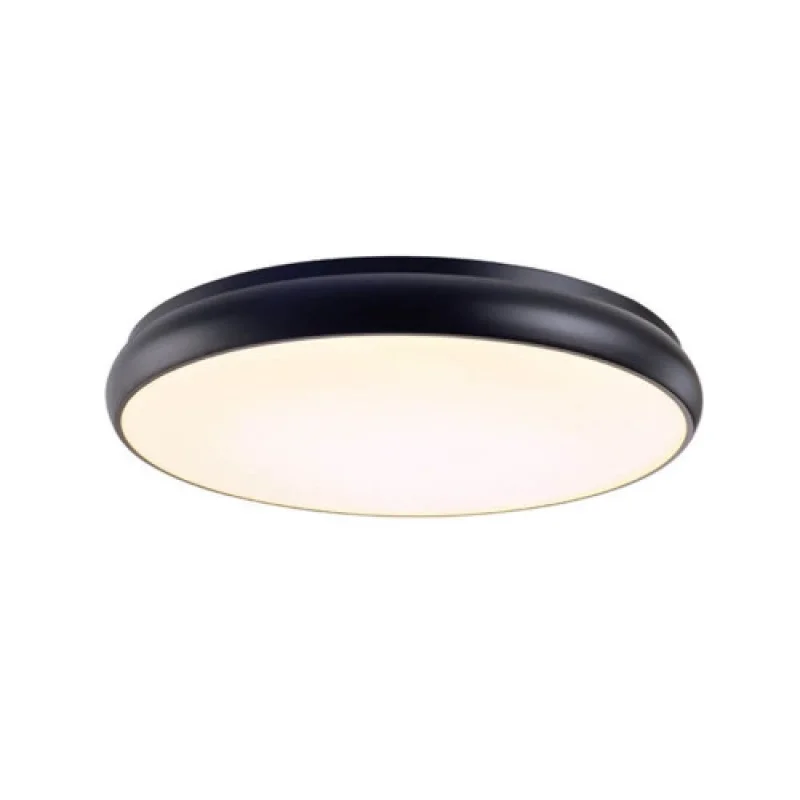 Плафони Kallista V27LEDC60BK – ACA Lighting плафон в черен мат, 54W, 3000K