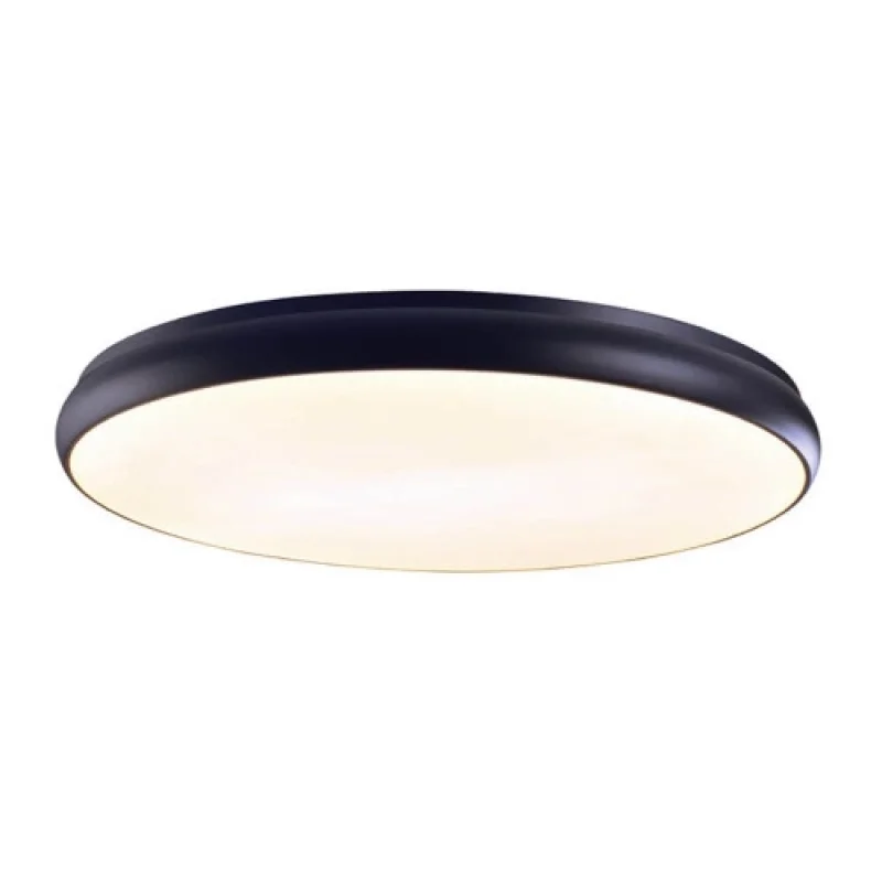 Плафони Kallista V27LEDC80BK – ACA Lighting плафон в черен мат, 70W, 3000K