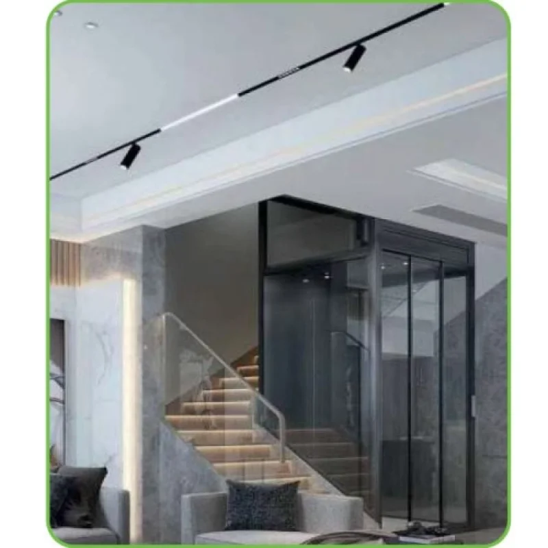 H HUBEM830B – ACA Lighting LED прожектор за магнитна шина в черен