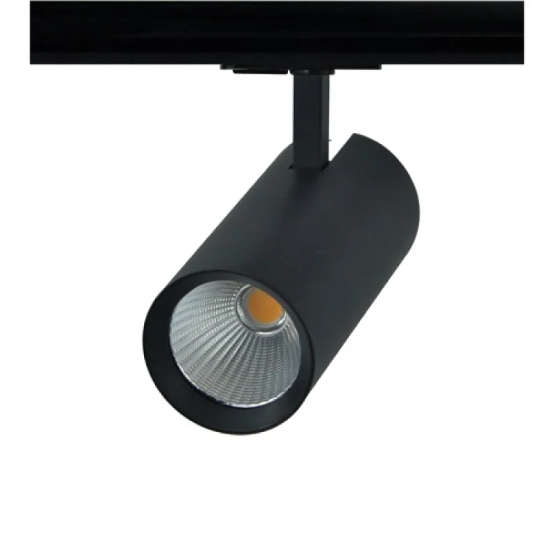 Спот осветителни модули ACA Lighting SOLINE2740B2 – LED прожектор за монофазна шина в черен, 1x27W, 4000K
