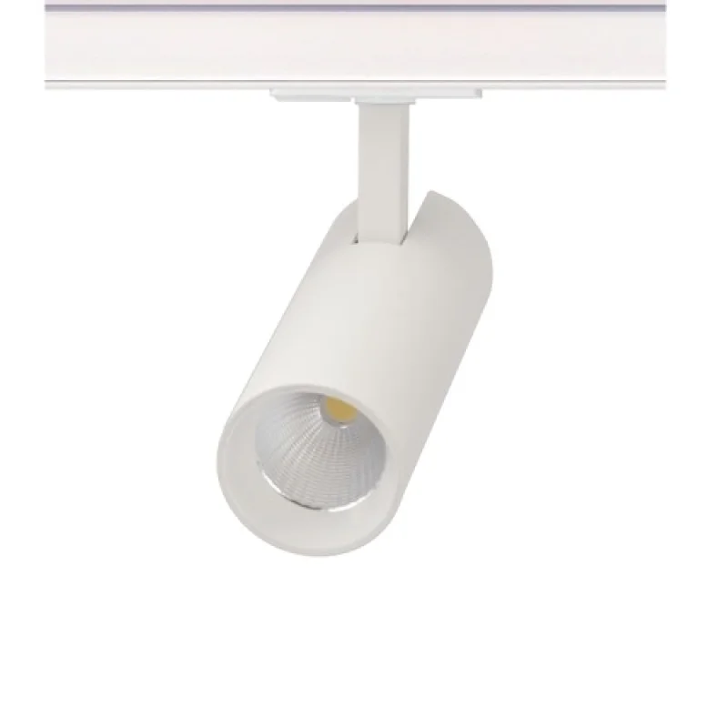 Spot Lighting Modules ACA Lighting SOLINE1030W2 – LED floodlight for single-phase track in white, 1x10W, 3000K