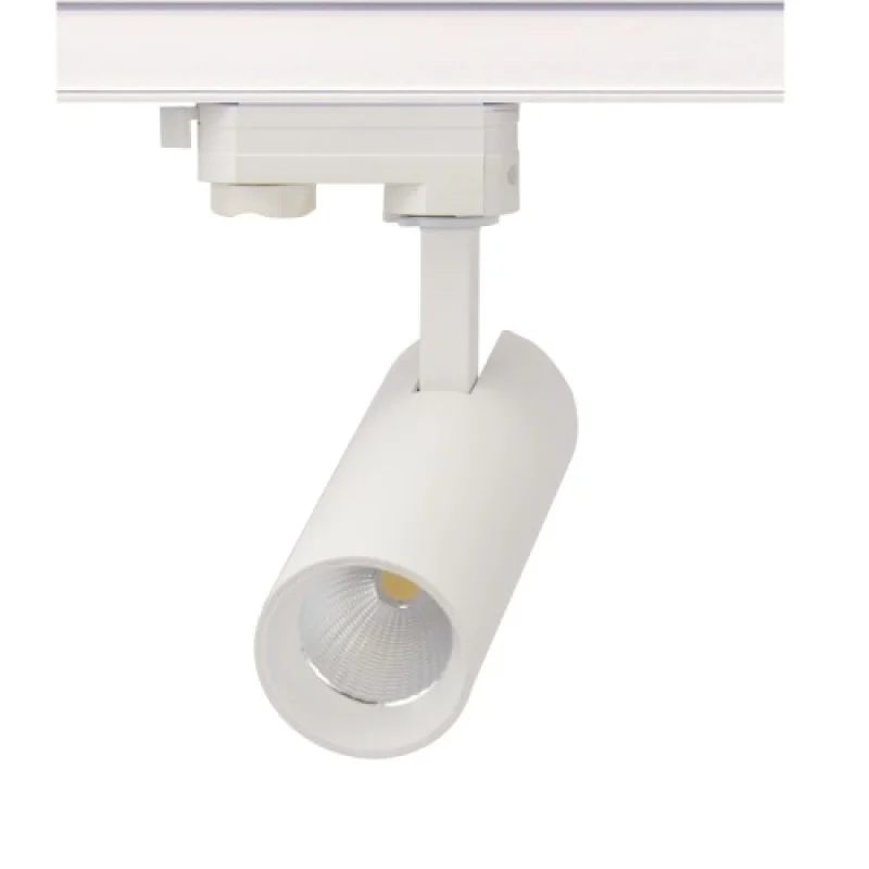 Spot Lighting Modules ACA Lighting SOLINE1030W4 – LED floodlight for three-phase track in white, 1x10W, 3000K