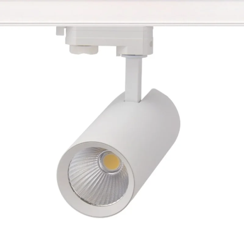 Спот осветителни модули ACA Lighting SOLINE2730W4 – LED прожектор за трифазна шина в бял, 1x27W, 3000K