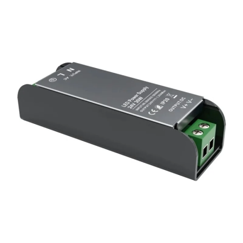 LED Drivers 30w 48V LED CV SL30CV48 – ACA Lighting LED transformer in black, 30W