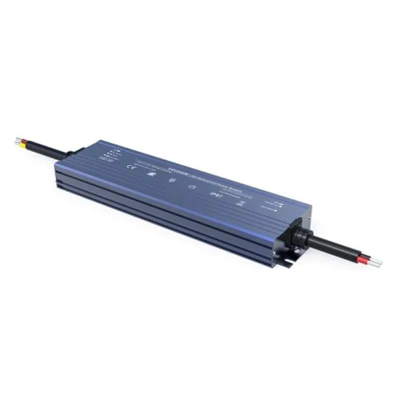 Led  трансформатор 300w 24V IP67 W300CV24N – ACA Lighting LED трансформатор в черен, 300W