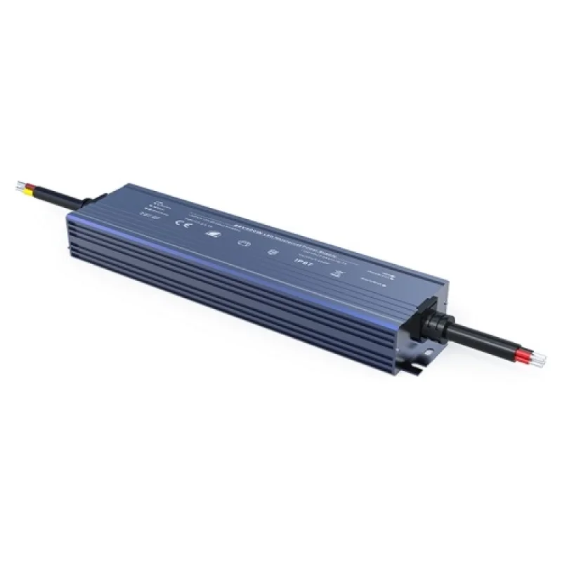 LED Drivers 400w 48V IP67 W400CV48N – ACA Lighting LED transformer in black, 400W
