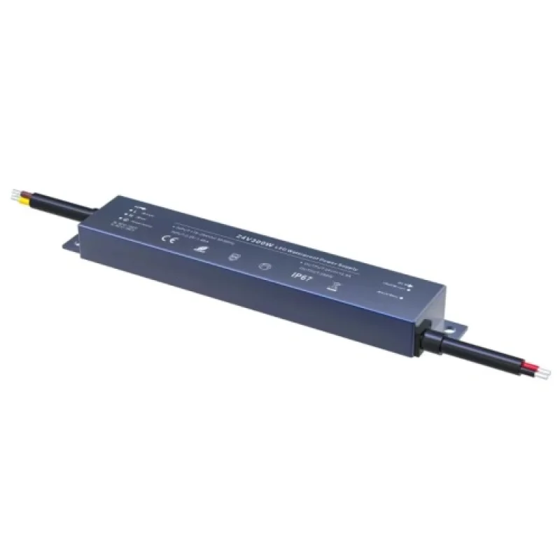 Led  трансформатор Ultra SLIM 300 WP300CV24 – ACA Lighting LED трансформатор в черен, 300W