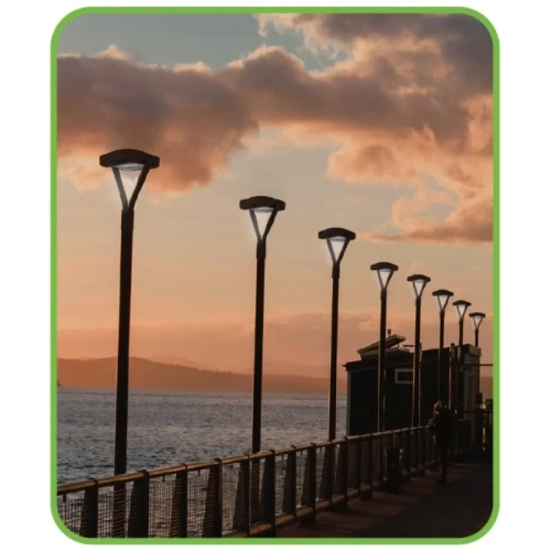 Inge 30W 3000K INGE30CCT – ACA Lighting LED street lamp in dark grey, 30W