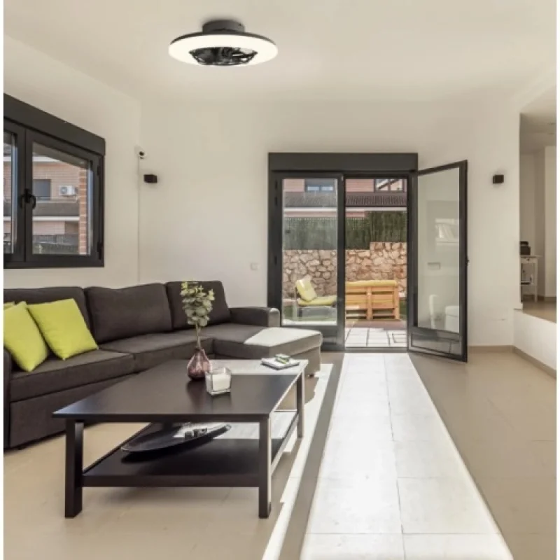 Таванни вентилатори ACA Lighting FAN3231618 – LED вентилатор в черен