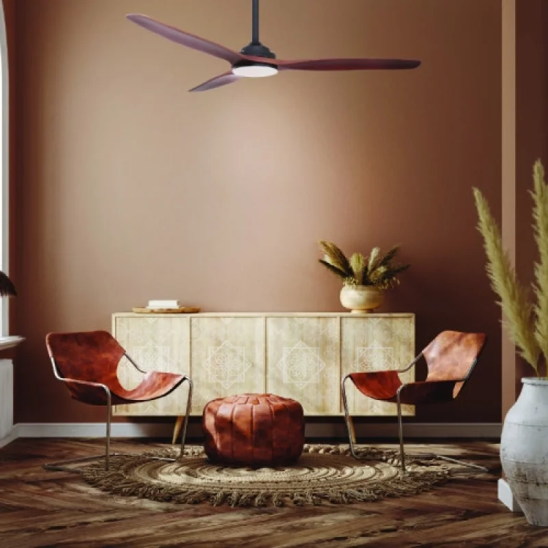Ceiling Fans ACA Lighting FANKVBR40G – LED fan in black