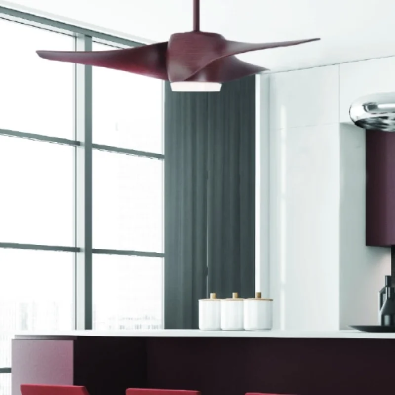 Ceiling Fans ACA Lighting FANKVBR60G – LED fan in dark brown