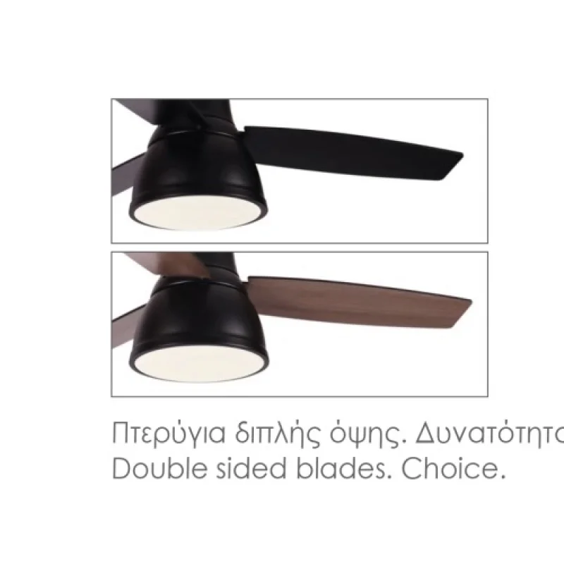 ACA Lighting FANRX44041B – LED вентилатор в черен