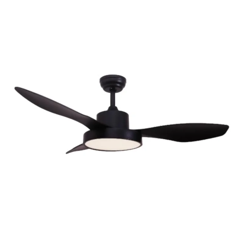 Таванни вентилатори ACA Lighting FANRX48013B – LED вентилатор в черен