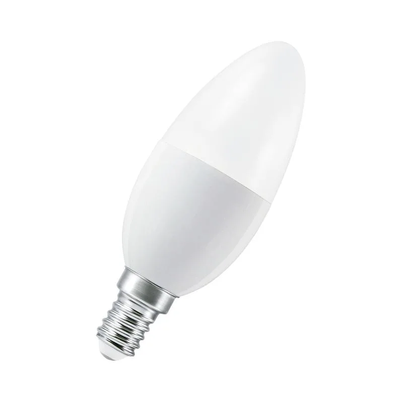 Цокъл E14 LED044052 – LEDVANCE LED крушка, 4.9W, 470lm, 2700K, IP20, бял