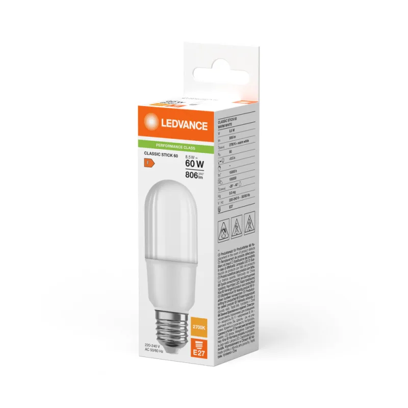 LED057113 – LEDVANCE LED lamp, 8W, 806lm, 2700K