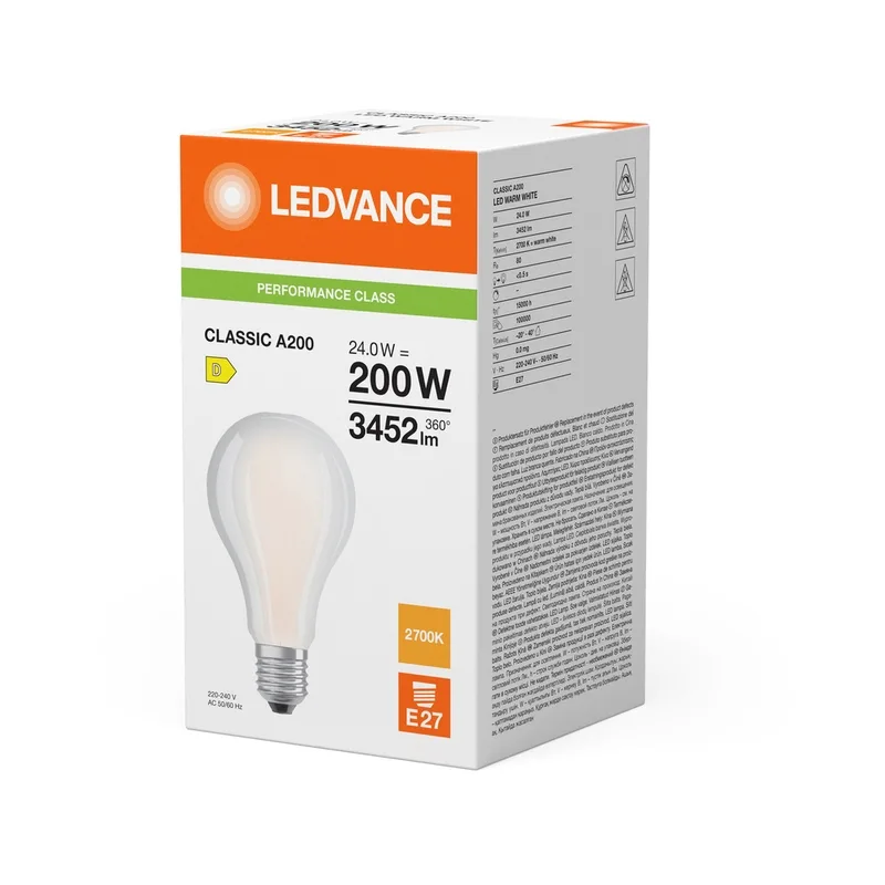 LED069895 – LEDVANCE LED lamp, 24W, 3452lm, 2700K, IP20, white