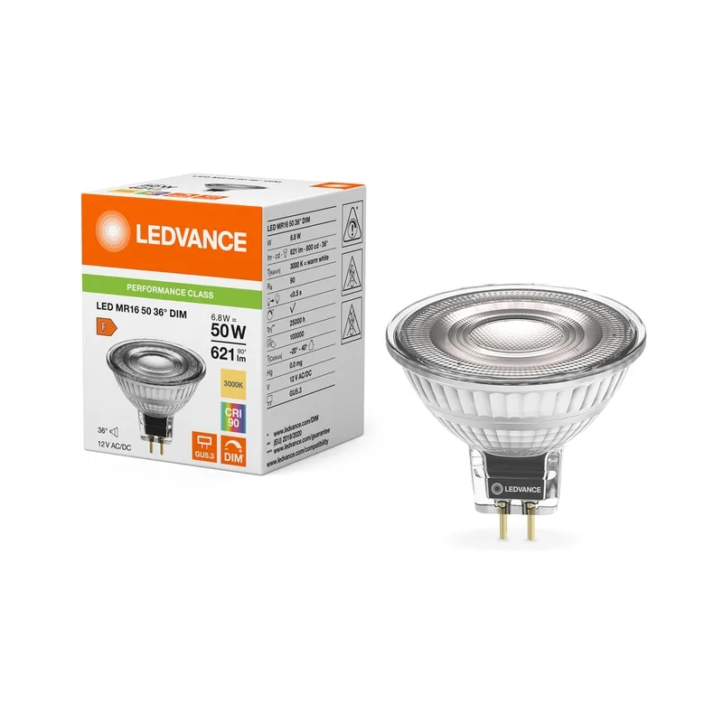 LED234729 – LEDVANCE LED крушка, 6.8W, 621lm, 3000K, IP20, прозрачен