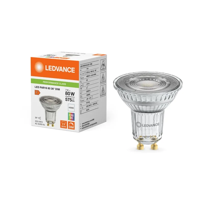 LED234903 – LEDVANCE LED крушка, 7W, 575lm, 4000K, IP20, прозрачен