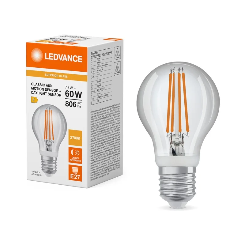 LED236792 – LEDVANCE сензор за LED крушка, IP20, прозрачен