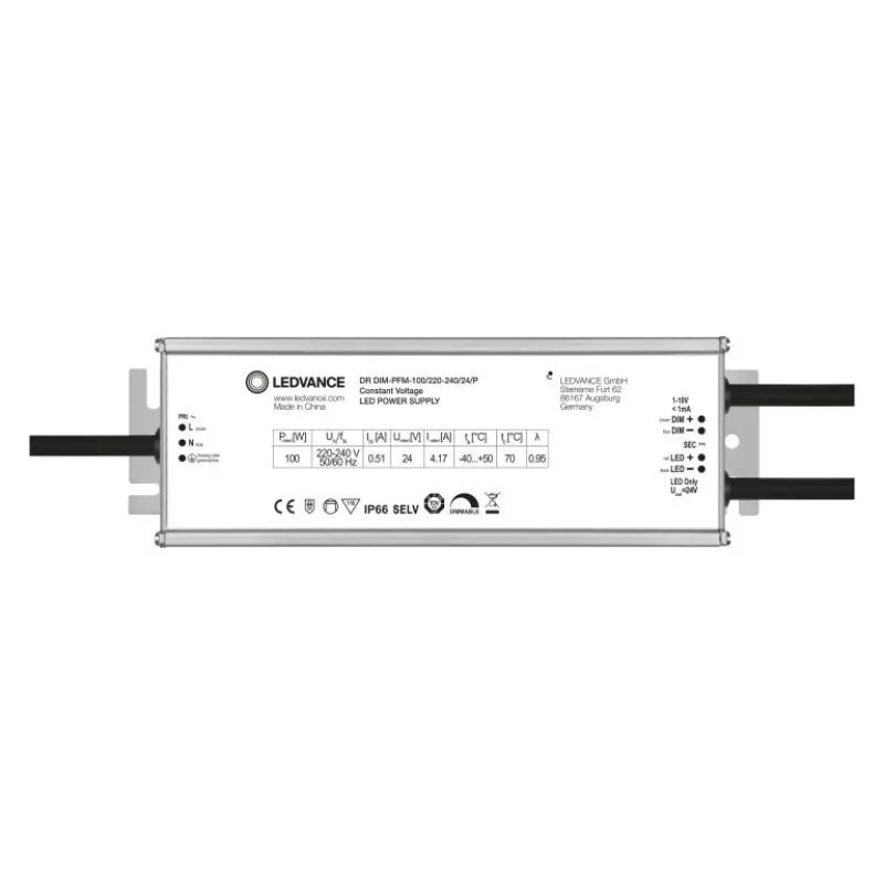 Led  трансформатор LED240070 – LEDVANCE LED захранване, 100W, IP66, бял