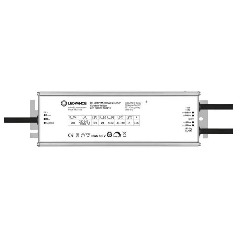 Led  трансформатор LED240155 – LEDVANCE LED захранване, 250W, IP66, бял