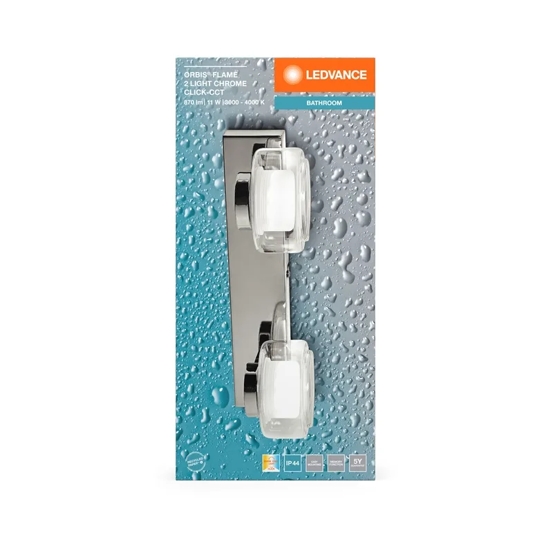 LED276217 – LEDVANCE pendant light, 11W, 700lm, 3000K-4000K, IP44, chrome