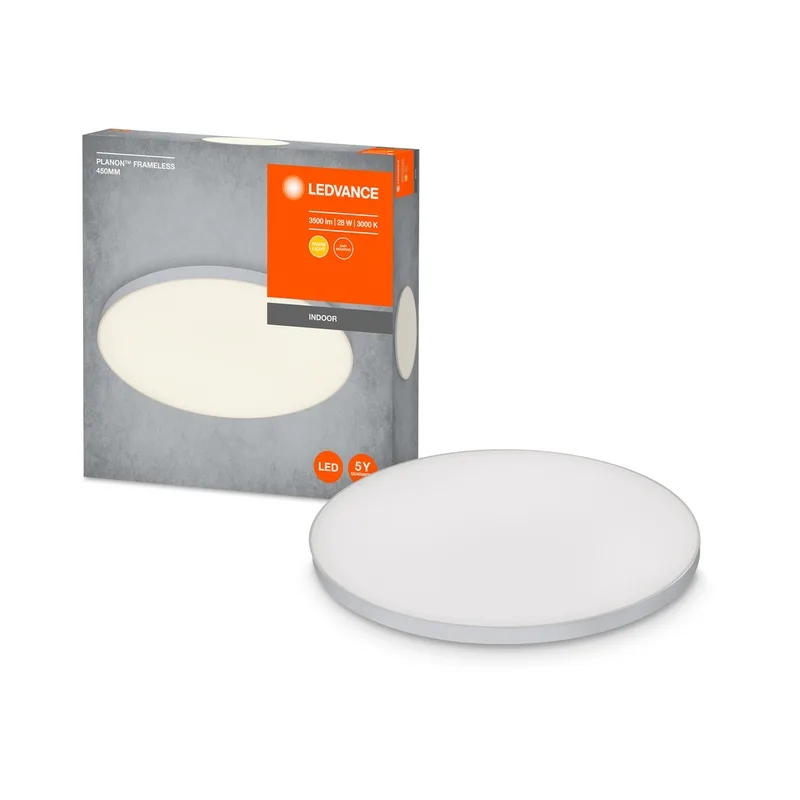 LED470736 – LEDVANCE LED плафон, 28W, 2700lm, 3000K, IP20, бял