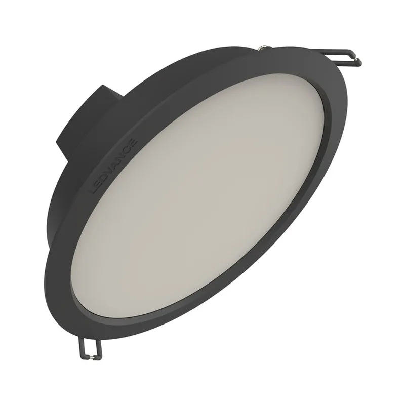 Recessed Downlights LED561689 – LEDVANCE recessed LED downlight, 13W, 1495lm, 6500K, IP44, black