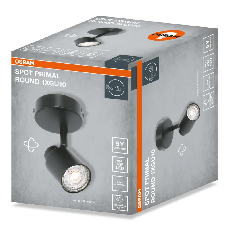 LED587320 – LEDVANCE спот, IP20, черен