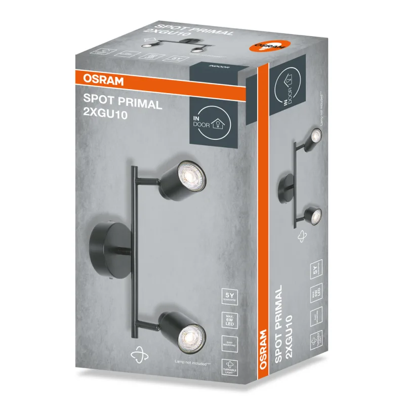 LED587344 – LEDVANCE спот, IP20, черен