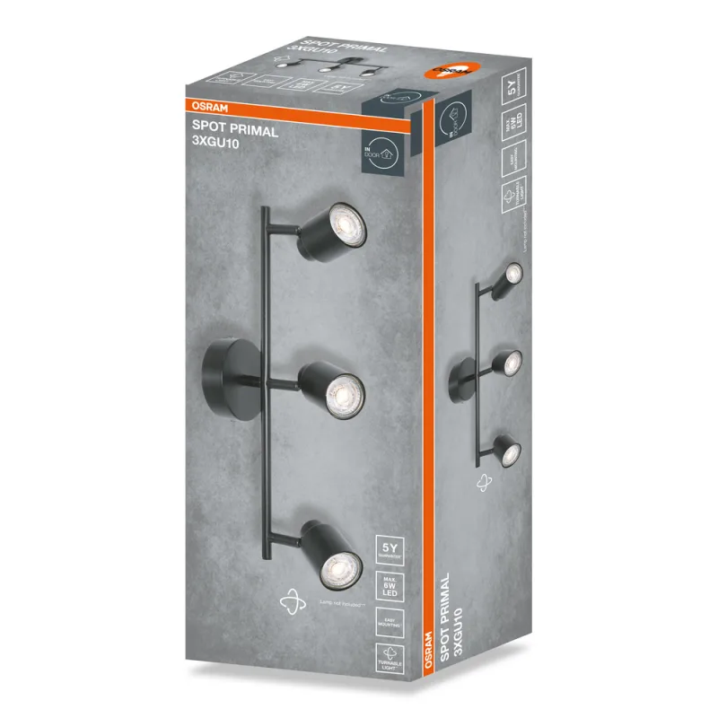 LED587368 – LEDVANCE спот, IP20, черен