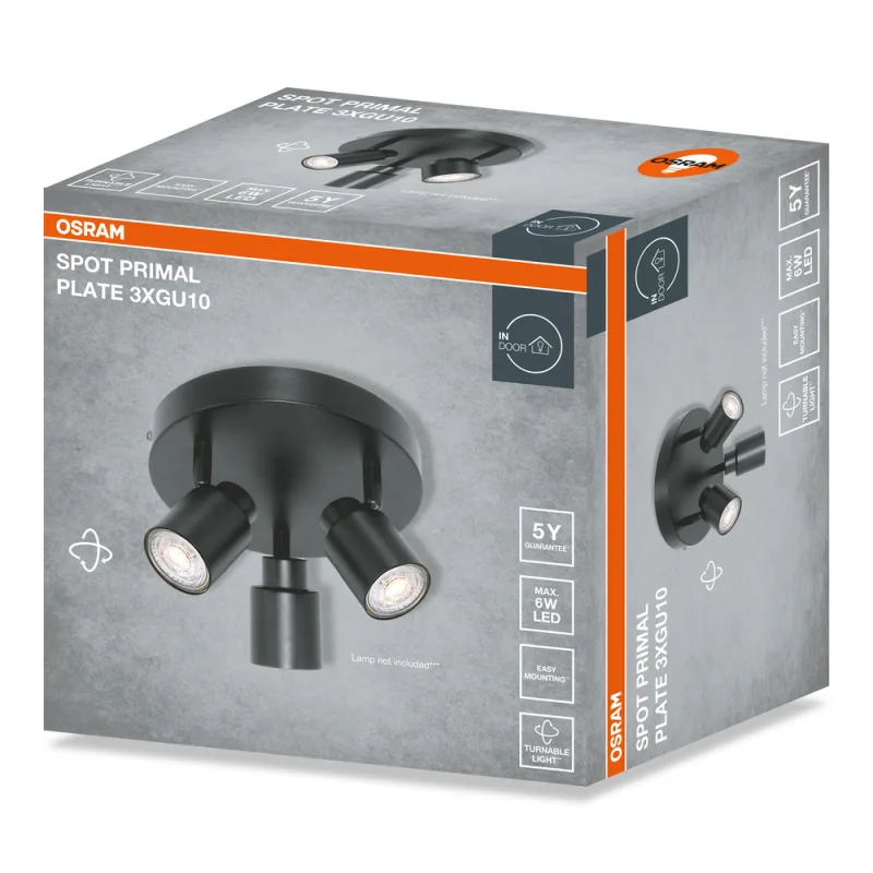 LED587382 – LEDVANCE спот, IP20, черен