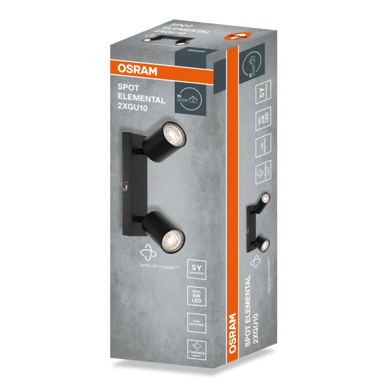 LED587542 – LEDVANCE спот, IP20, черен
