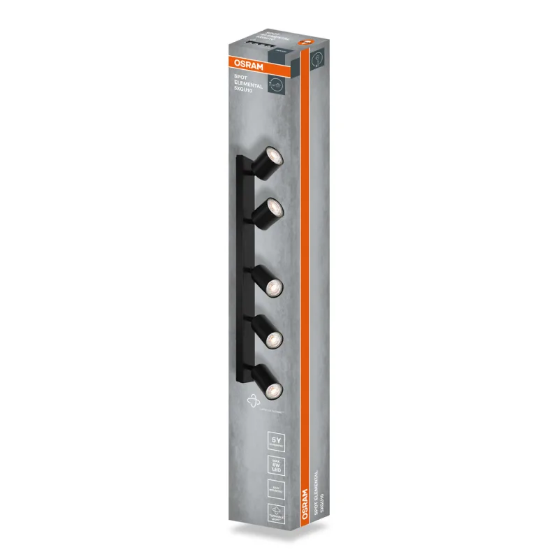 LED587603 – LEDVANCE спот, IP20, черен