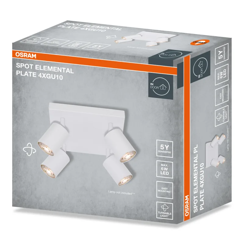 LED587696 – LEDVANCE спот, IP20, бял