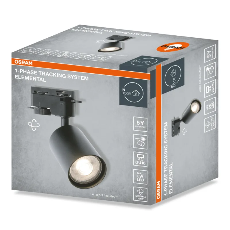LED598692 – LEDVANCE spotlight, IP20, black