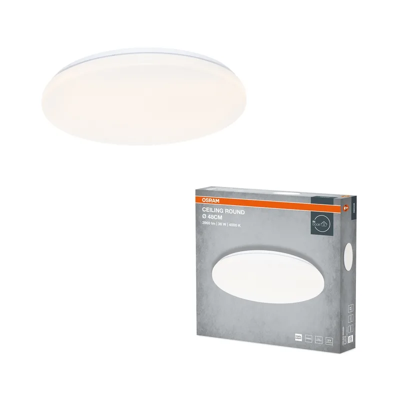 LED648021 – LEDVANCE LED плафон, 36W, 2880lm, 4000K, IP20, бял
