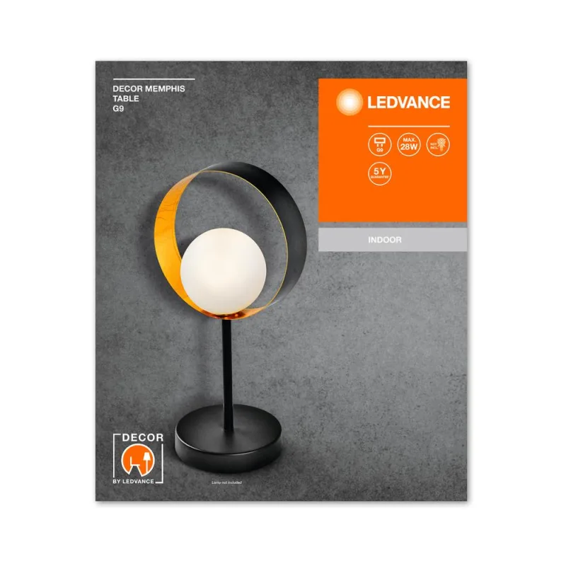 LED759206 – LEDVANCE table lamp, IP20, black