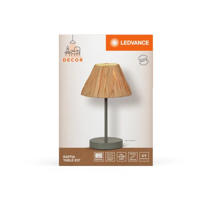 LED838215 – LEDVANCE table lamp, IP20, brown