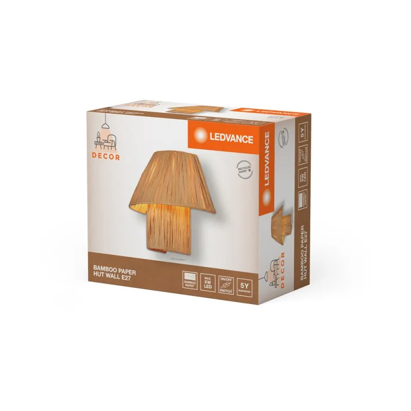 LED840621 – LEDVANCE wall light, IP20, brown