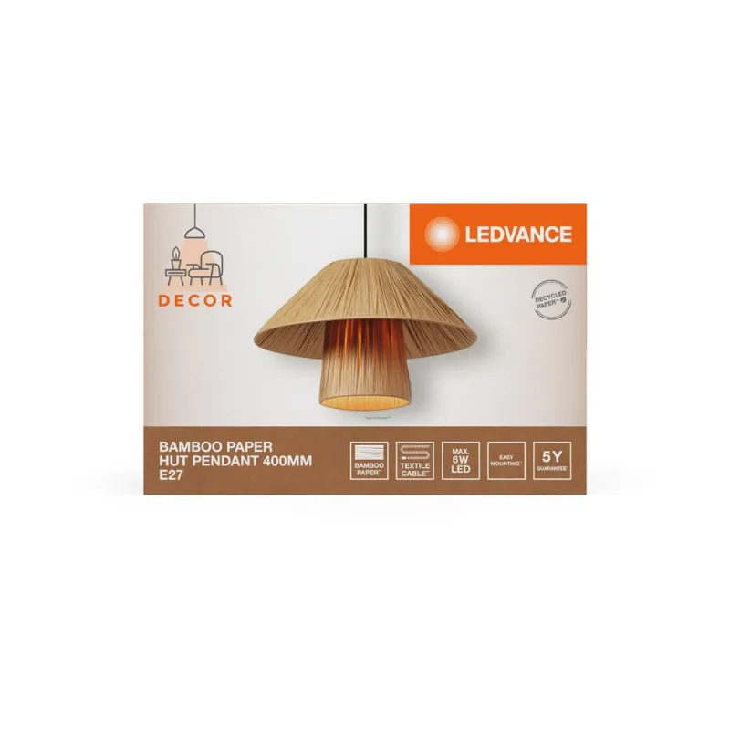 LED840669 – LEDVANCE пендел, IP20, кафяв