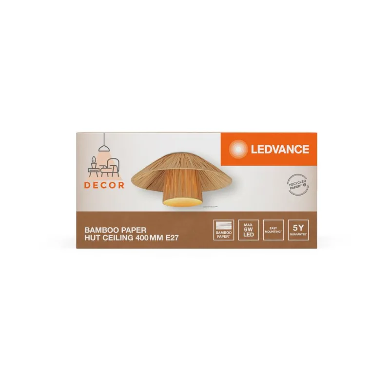 LED840683 – LEDVANCE LED ceiling luminaire, IP20, brown