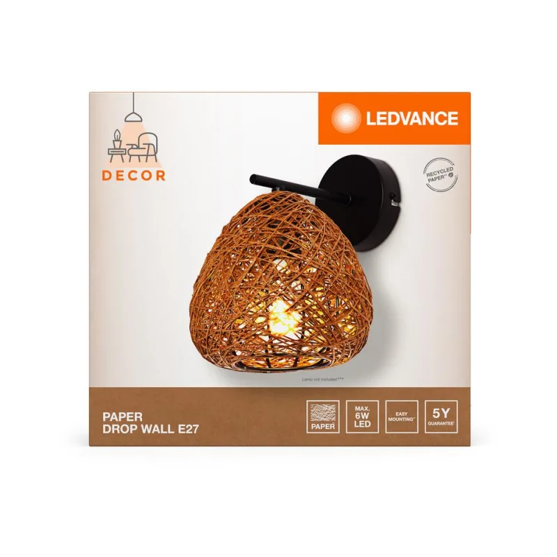 LED840805 – LEDVANCE wall light, IP20, beige