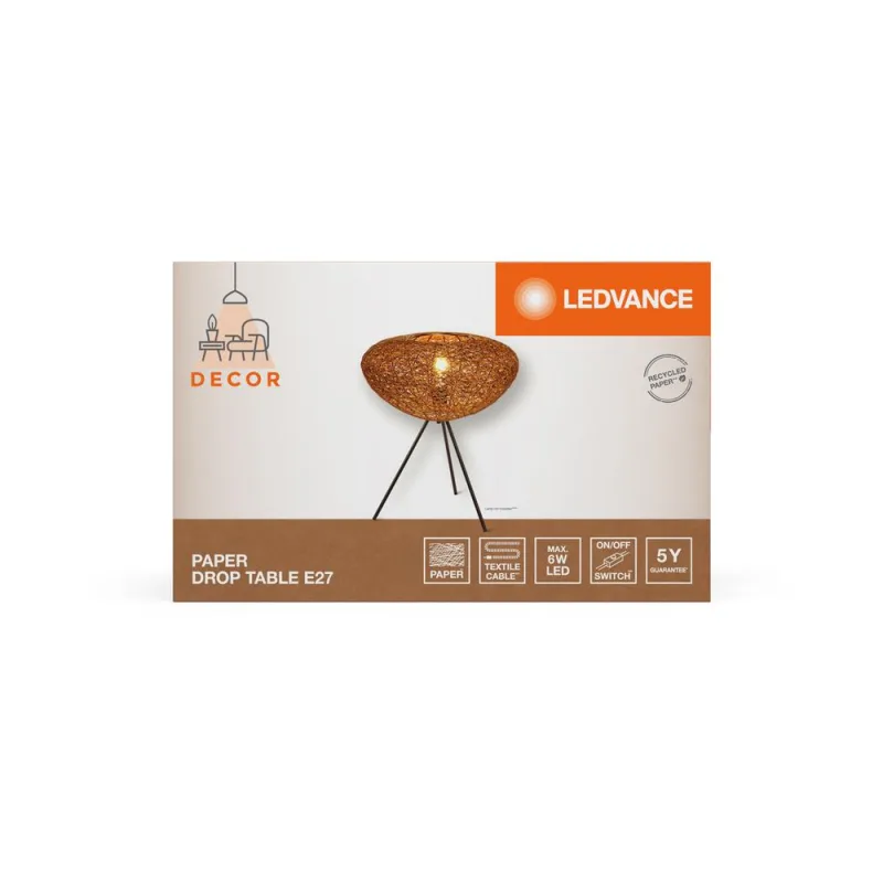 LED840843 – LEDVANCE table lamp, IP20, beige