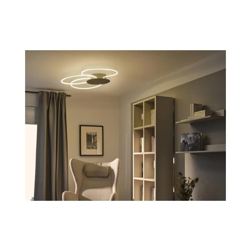 LED842021 – LEDVANCE LED плафон, 21W, 2200lm, 3000K, IP20, тъмносив