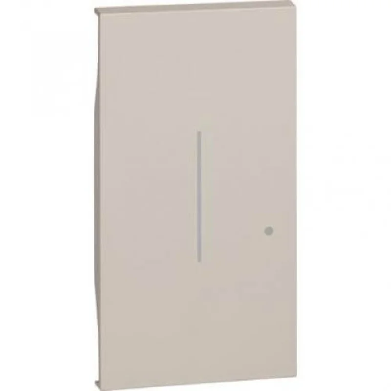 Face plate for wireless one-way switch 2M Cream - bticino Living Now with Netatmo