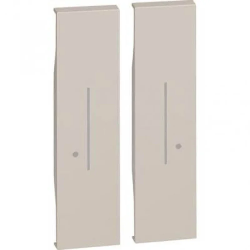 Living Now with Netatmo Лицев панел за безжичен сериен ключ 2M Крем - bticino Living Now with Netatmo