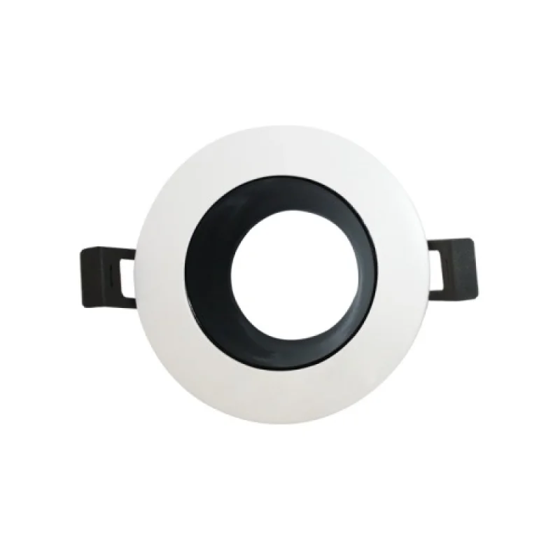 Луни за вграждане Round WHITE BLAC GLGU1WB – ACA Lighting луна за вграждане в бял, 1X10W