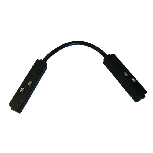 Magnetic MCCB – ACA Lighting електрически ъглов конектор с кабел за магнитна шина 48V в черен
