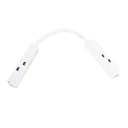 Свързващ елемент Magnetic MCCW – ACA Lighting електрически ъглов конектор с кабел за магнитна шина 48V в бял